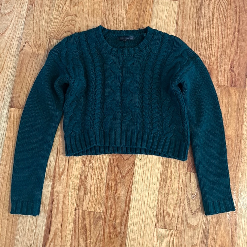 Cropped sweater